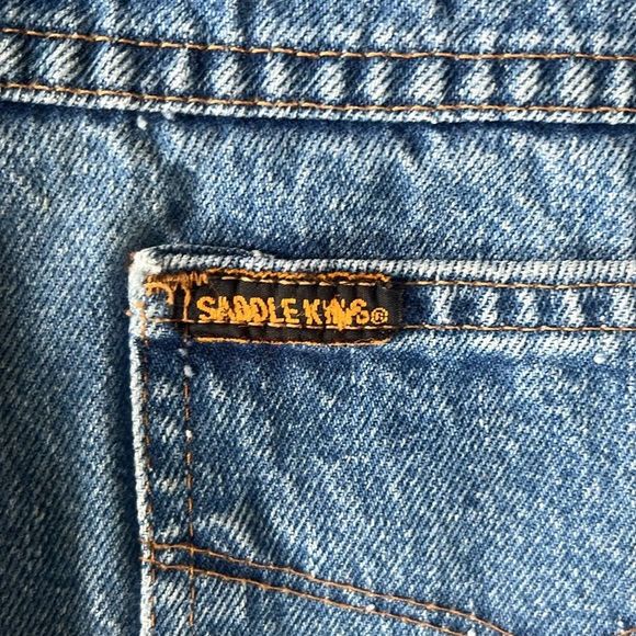 Vintage 1970s Saddle King jeans, men’s size 36x32, good condition, light wear - Picture 4 of 10